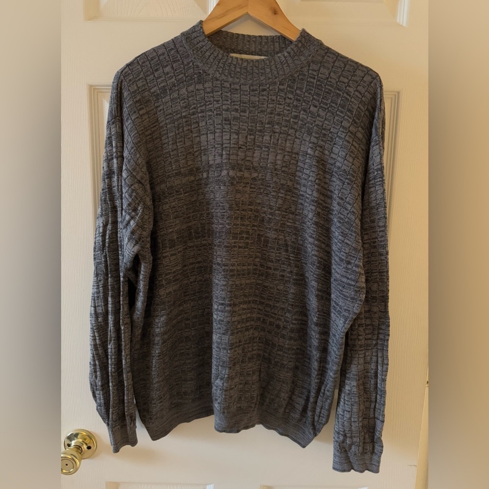 Pronto-Uomo Textured Men's Sweater • size XL